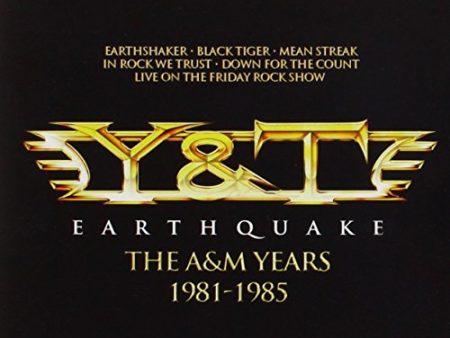 Y&T - EARTHQUAKE - THE A&M YEARS 1981-1985 (4CD) Hot on Sale