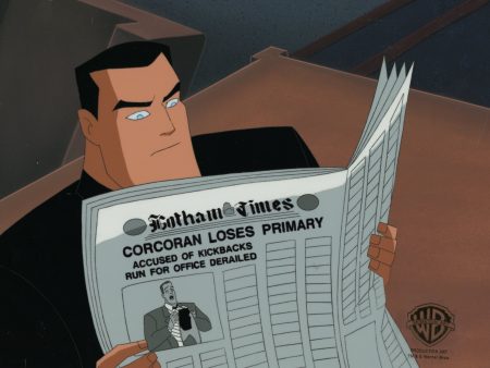 The New Batman Adventures Original Production Cel on Original Background: Bruce Wayne For Cheap