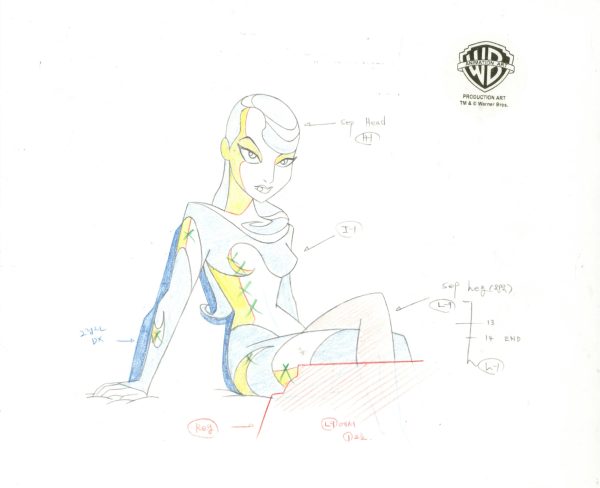 Batman Beyond Original Production Drawing: Inque For Cheap