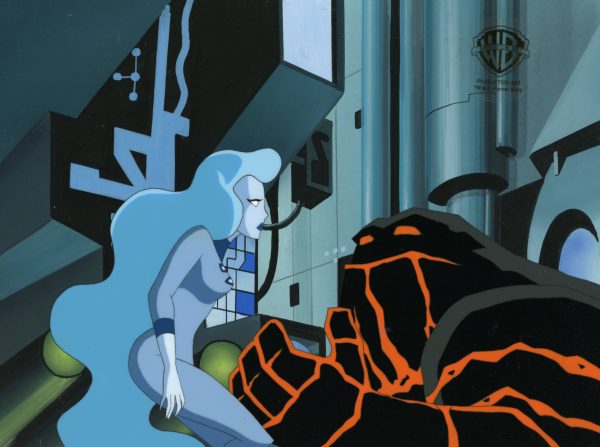 Batman Beyond Original Production Cel on Original Background with Matching Drawings: Freon, Magma Online now