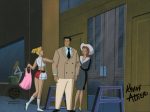 Batman The Animated Series Original Production Cel Signed by Kevin Altieri on Original Background: Harleen, Bruce Wayne, Veronica Vreeland For Cheap