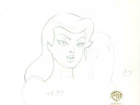 Batman The Animated Series Original Production Drawing: Poison Ivy Discount