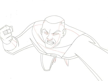 Justice League Original Production Drawing: Green Lantern on Sale