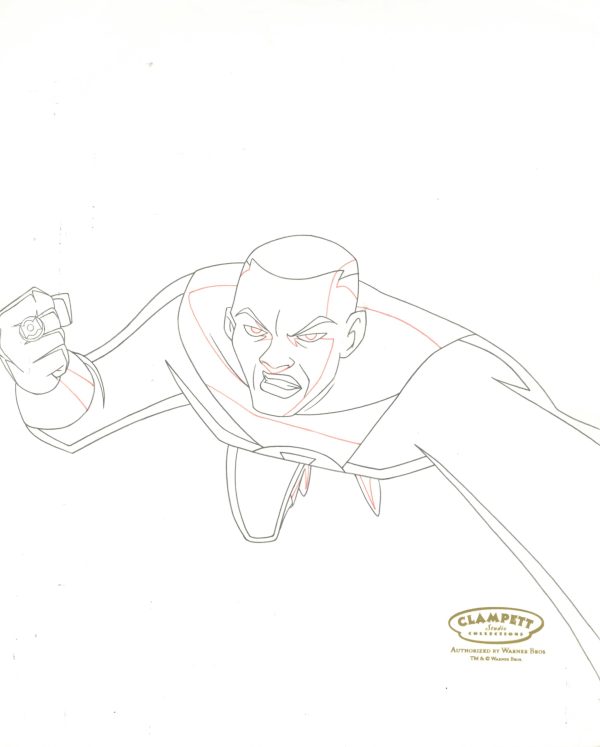 Justice League Original Production Drawing: Green Lantern on Sale