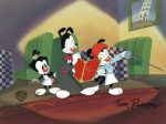 Animaniacs Original Production Cel Signed by Tom Rugger: Yakko, Wakko, Dot on Sale