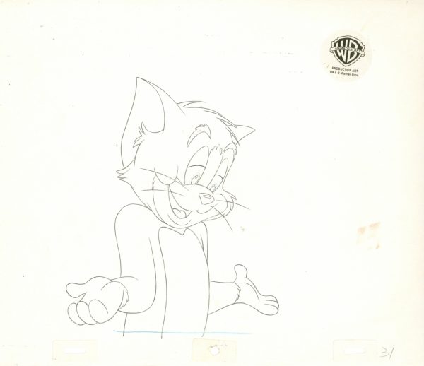 Tom and Jerry Original Production Drawing: Tom Online now