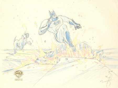 Batman The Animated Series Original Production Drawing: Batman Sale