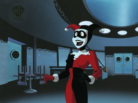 The New Batman Adventures Original Production Cel with Matching Drawing: Harley Quinn Discount