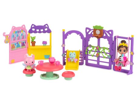 Gabby’s Dollhouse, Kitty Fairy Garden Party Playset Online now