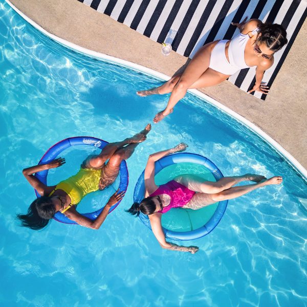 SwimWays, Spring Float Premium Papasan Blue Pool Lounger Online Hot Sale