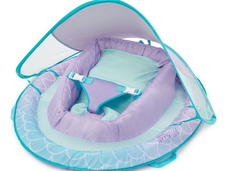 SwimWays, Inflatable Infant Mermaid Spring Float with Sun Canopy Fashion