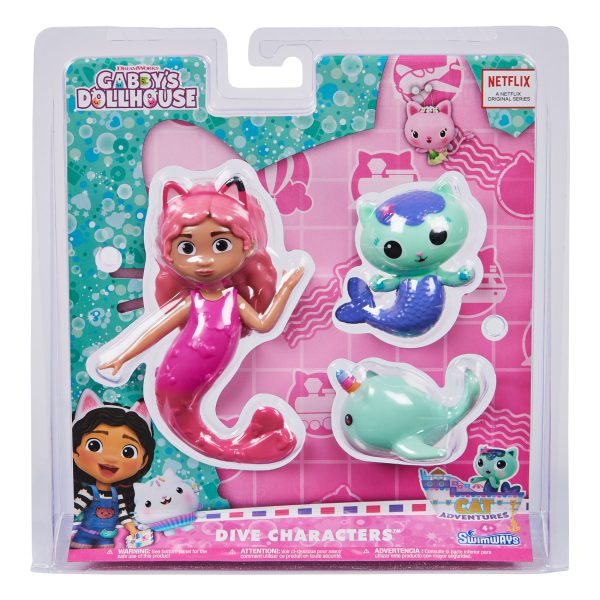 SwimWays, Gabby s Dollhouse Dive Characters 3-Pack Cheap