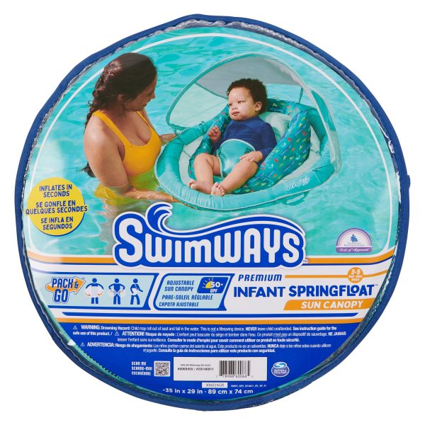 Swimways, Premium Infant Spring Float with Sun Canopy on Sale